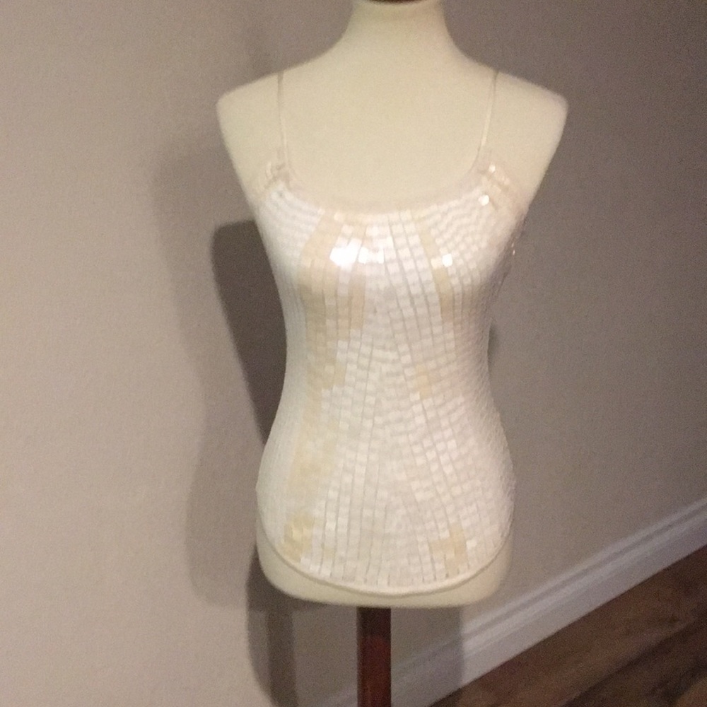 Bebe Cami Top (M) 100% Silk